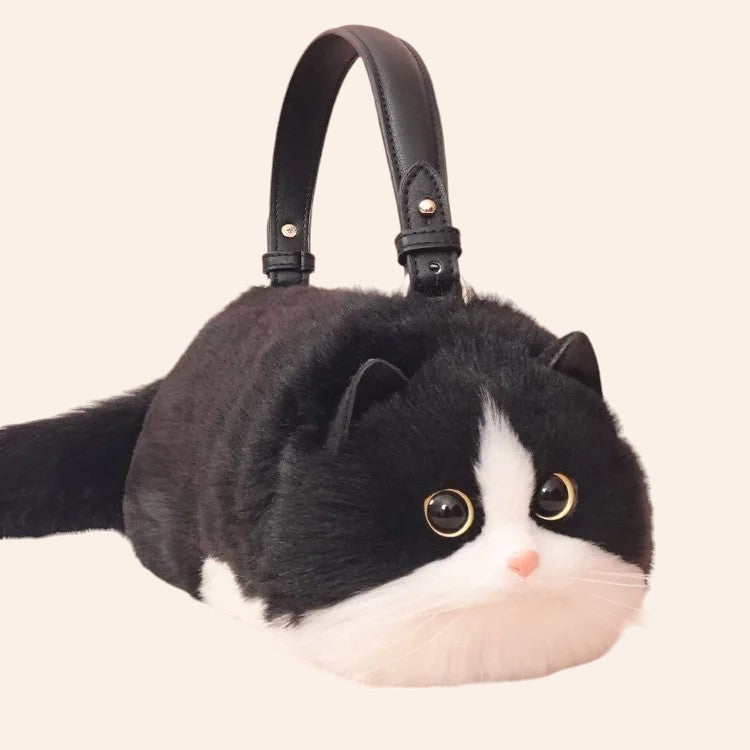 Luxus-Katzen-Look Handtasche Kitty Elegance